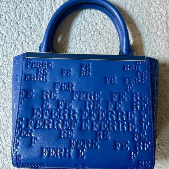 Gianfranco Ferré GFF Royal Blue Handbag - Picture 4 of 16